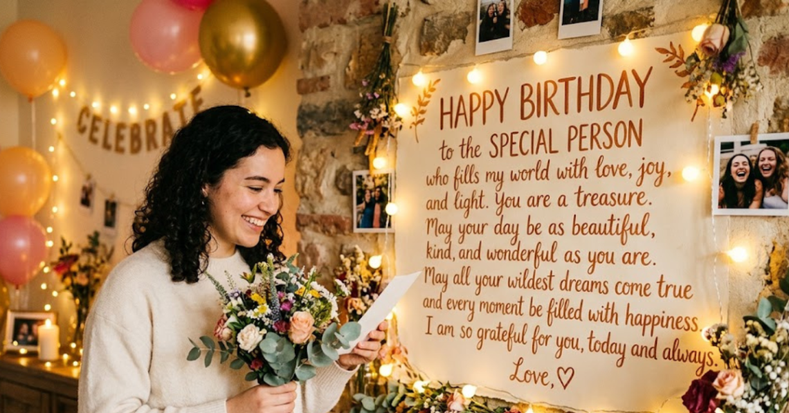 Heart Touching Birthday Wishes for Special Person