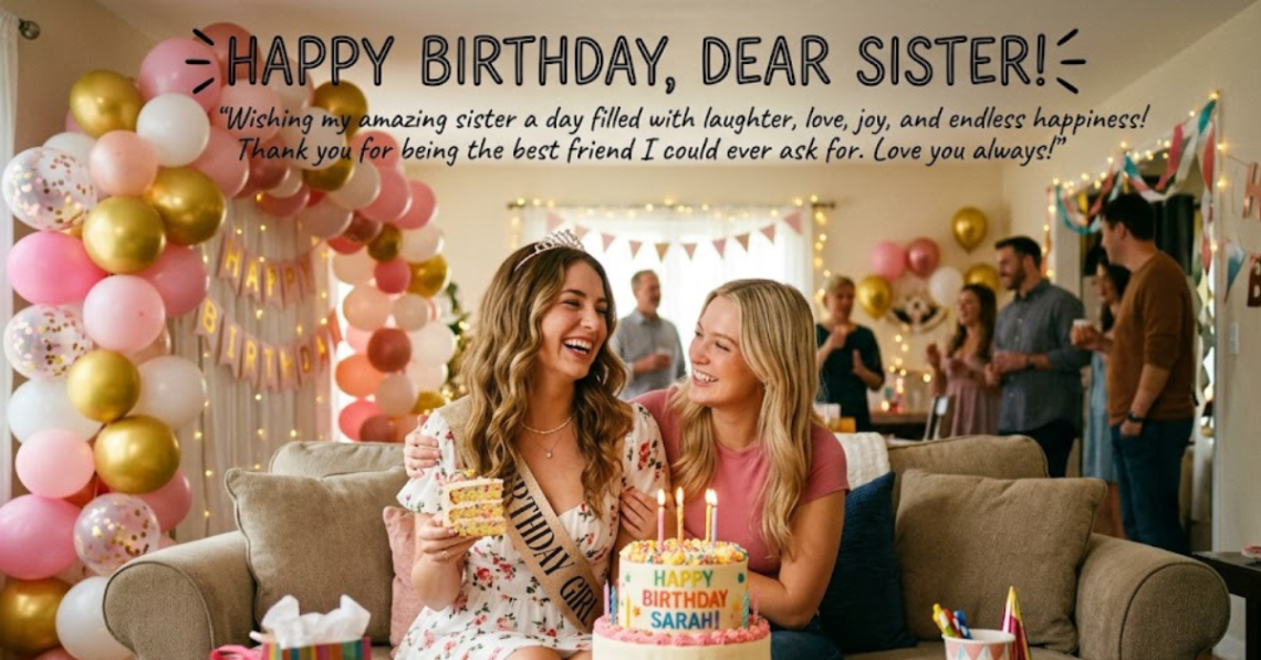 Birthday Wishes for Sister: Heartfelt & Funny Messages