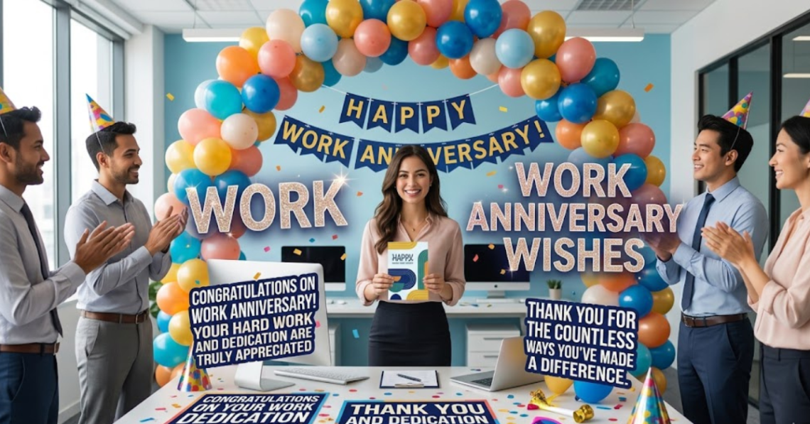 Work Anniversary Wishes: Messages for Every Colleague