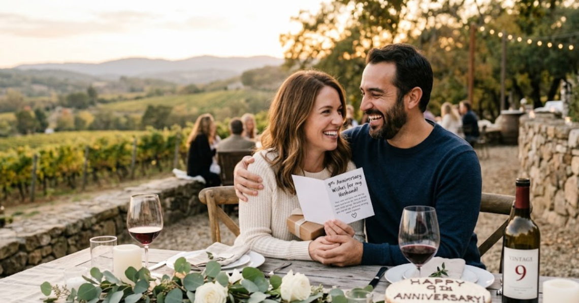 9th Anniversary Wishes for Husband: Heartfelt Messages