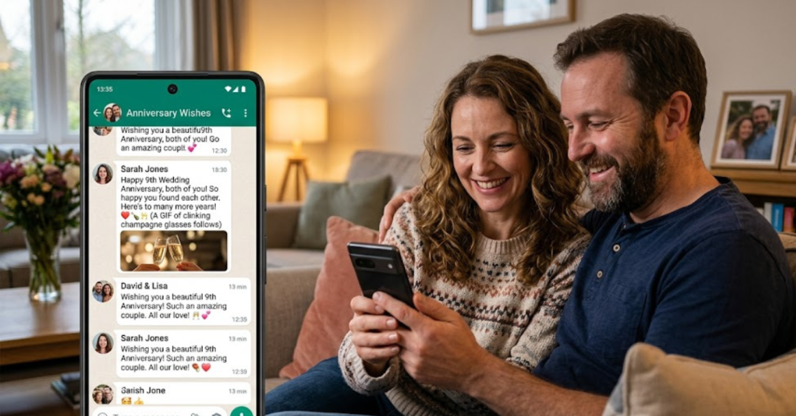 WhatsApp Wedding Anniversary Wishes: Messages & Ideas