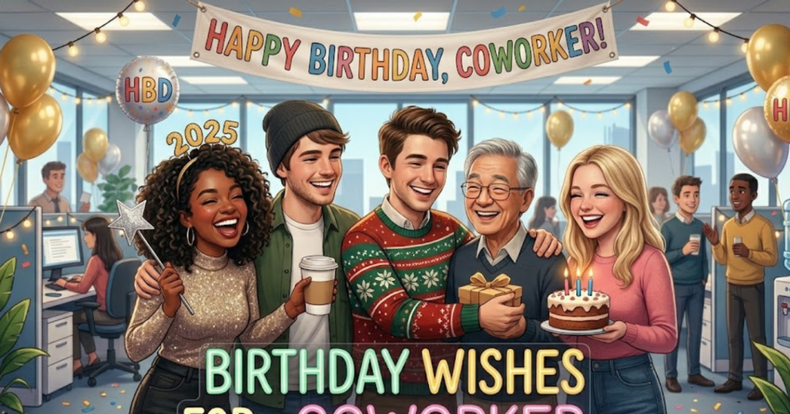 Birthday Wishes for Coworker: Messages, Funny & Formal