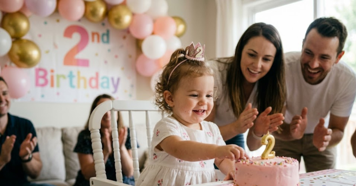 120+ Sweet 2nd Birthday Wishes for Baby Girl