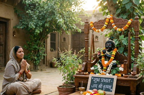 Krishna Good Morning Hindi Wishes, Images & Quotes